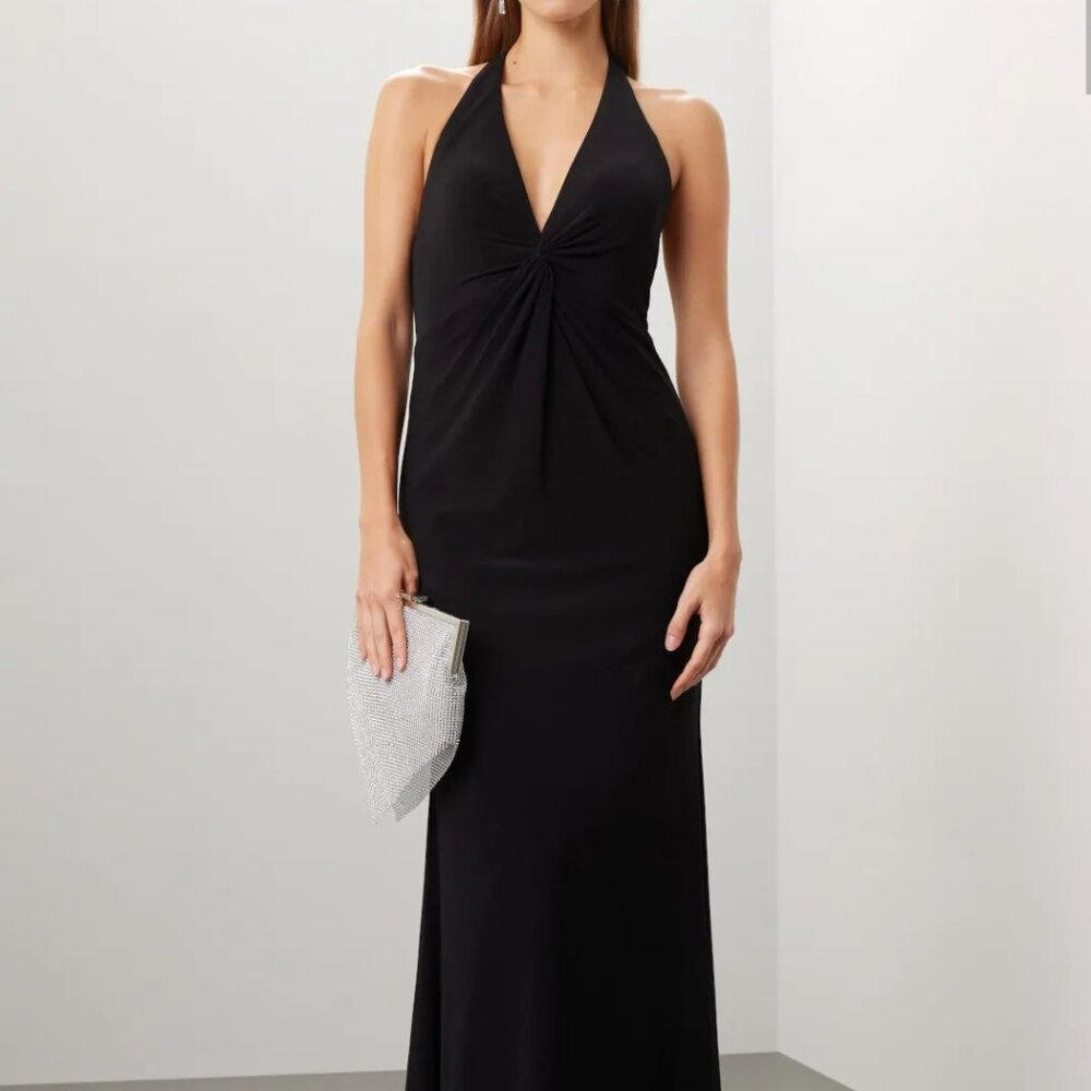 Faviana Jersey Halter Dress Size Size 2 MSRP $447